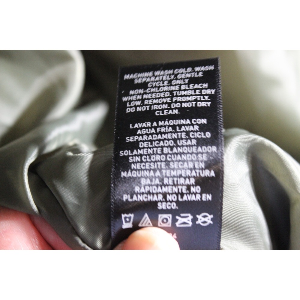 Swiss Tech Women 3X Puffer Jacket Sage Green Hooded Quilted Parka SWP33100077030 - Picture 7 of 8
